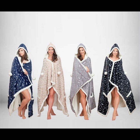 Chic Home Ansen lightweight wearable blanket/snuggie - Picture 2 of 12